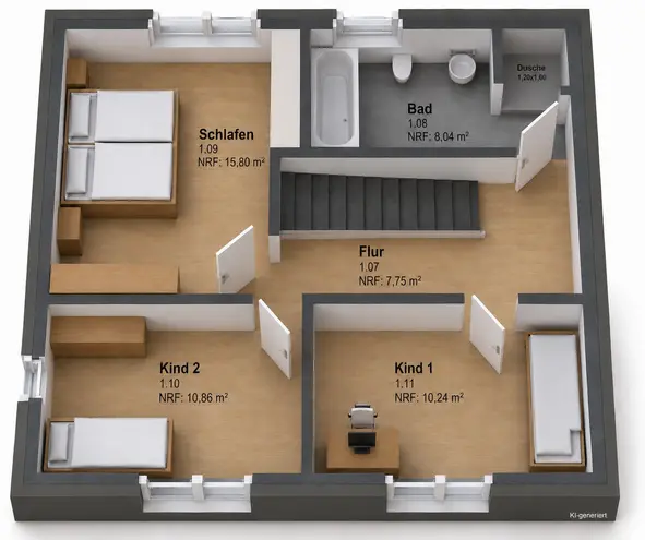 6 Zimmer Haus mit 120 m² in Neumünster – Bild 9