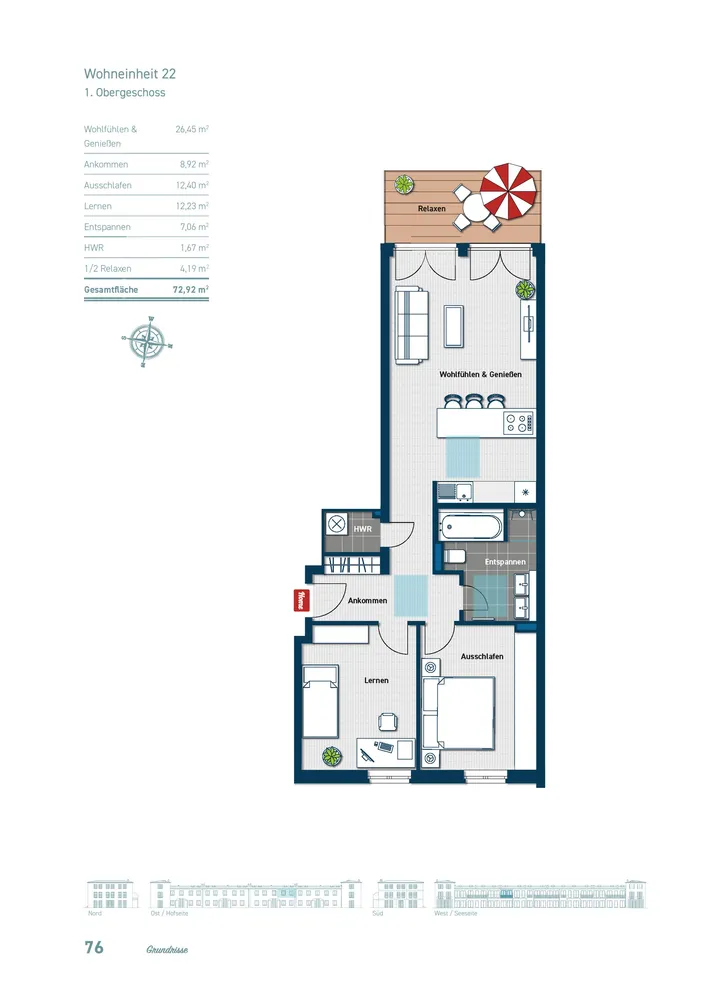 3 Zimmer Wohnung mit 73 m² in Potsdam – Bild 12