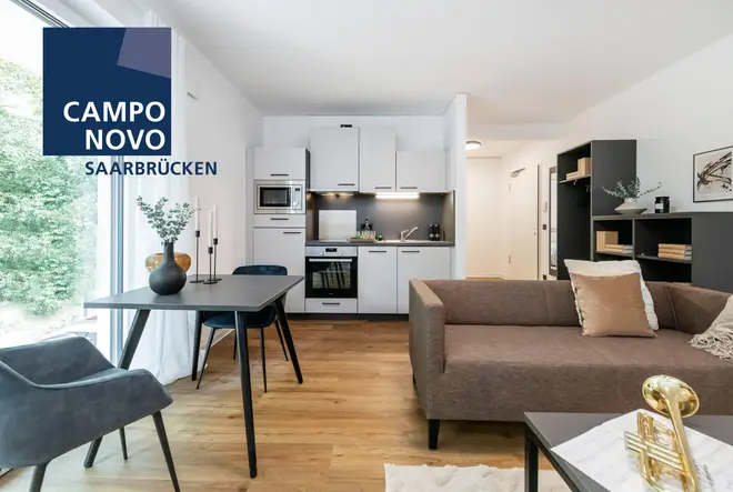 2 Zimmer Wohnung mit 45 m² in Saarbrücken – Bild 1