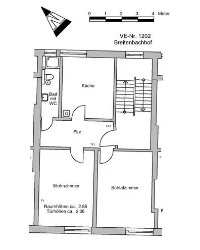 3 Zimmer Wohnung mit 57 m² in Bremen – Bild 2