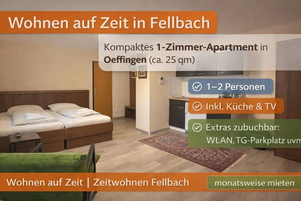 WG-Zimmer mit 25 m² in Fellbach – Bild 5