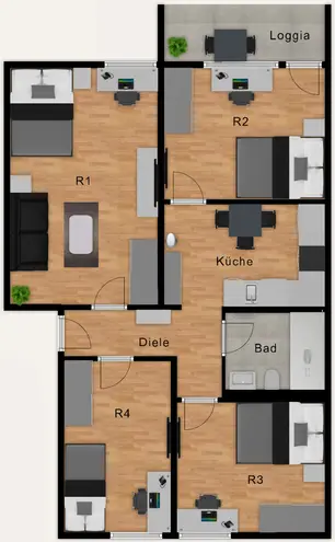 WG-Zimmer mit 16 m² in München – Bild 2