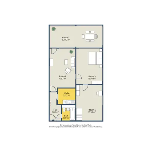 4 Zimmer Wohnung mit 84 m² in Leipzig – Bild 2