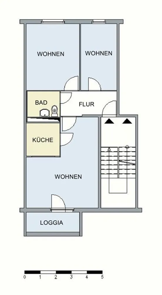 3 Zimmer Wohnung mit 62 m² in Neubrandenburg – Bild 5
