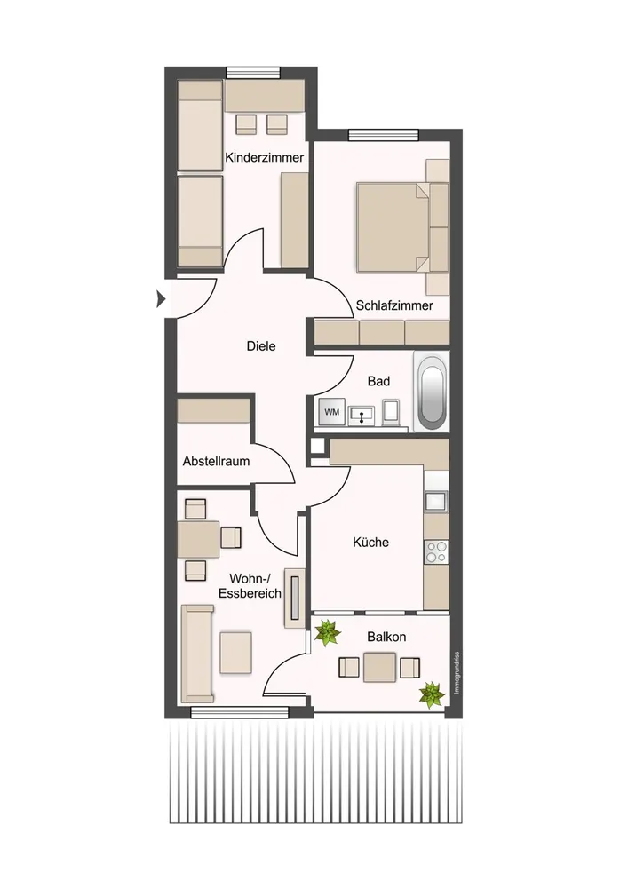 3 Zimmer Wohnung mit 70 m² in Tübingen – Bild 9
