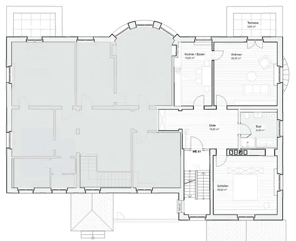 3 Zimmer Wohnung mit 103 m² in Karlsruhe – Bild 7