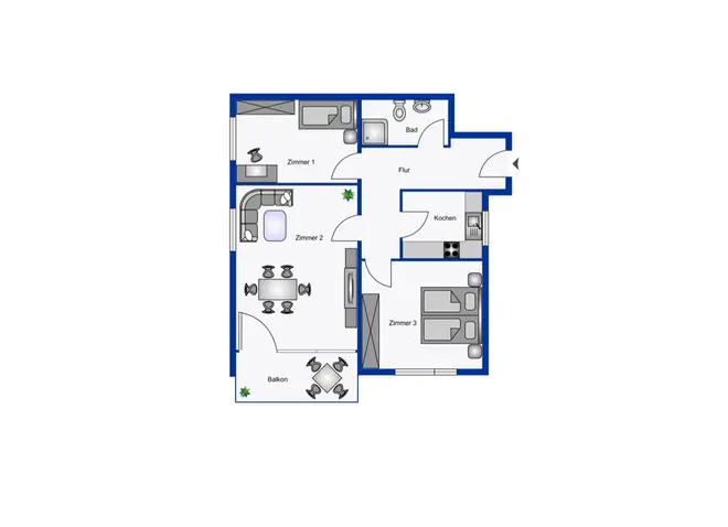 3 Zimmer Wohnung mit 66 m² in Hamm – Bild 12