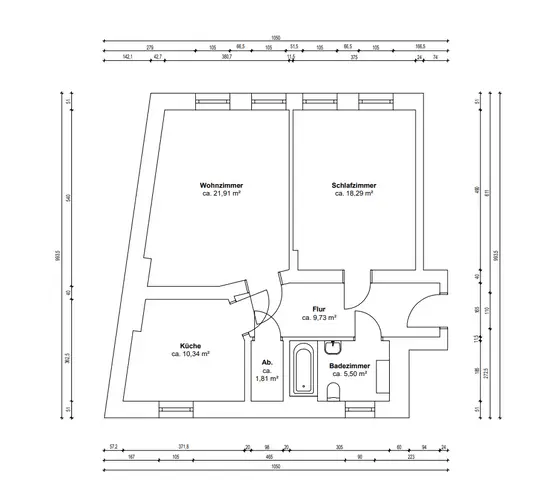 2 Zimmer Wohnung mit 68 m² in Halle (Saale) – Bild 10