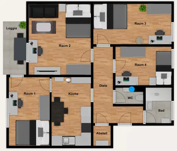 WG-Zimmer mit 14 m² in München – Bild 2