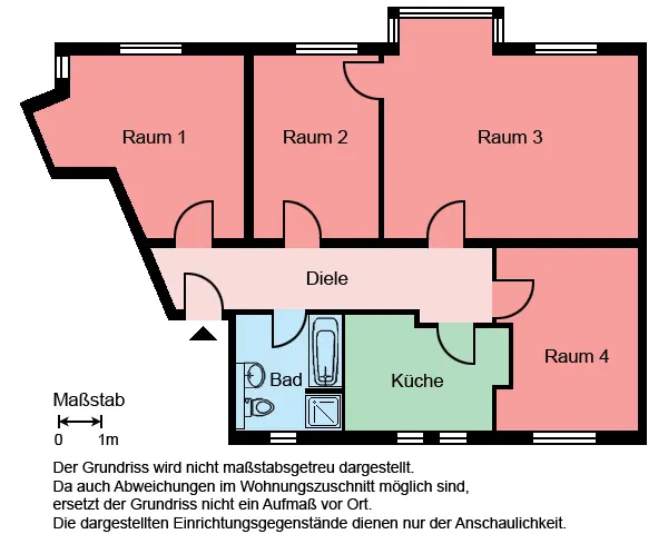 4 Zimmer Wohnung mit 97 m² in Herne – Bild 3