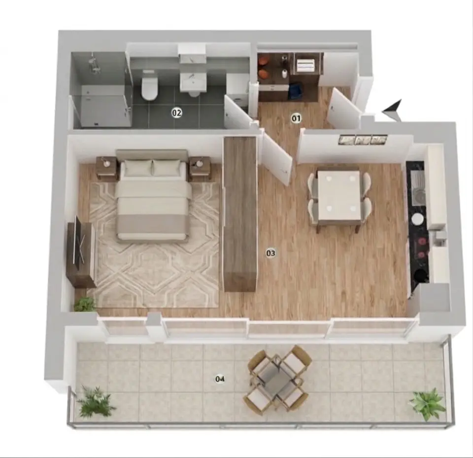 2 Zimmer Wohnung mit 49 m² in Passau – Bild 5
