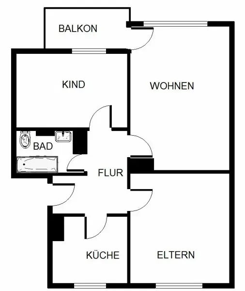 3 Zimmer Wohnung mit 62 m² in Gladbeck – Bild 5