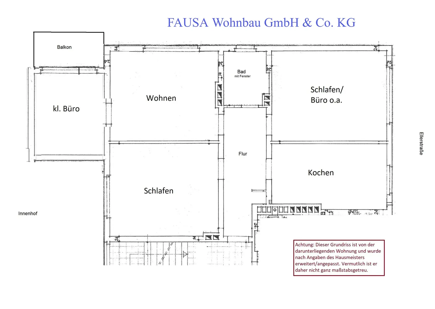 4 Zimmer Wohnung mit 90 m² in Bonn – Bild 1