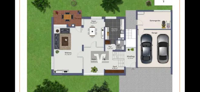 5 Zimmer Haus mit 148 m² in Ludwigshafen am Rhein – Bild 2