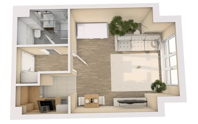 1 Zimmer Wohnung mit 33 m² in Dresden – Bild 2