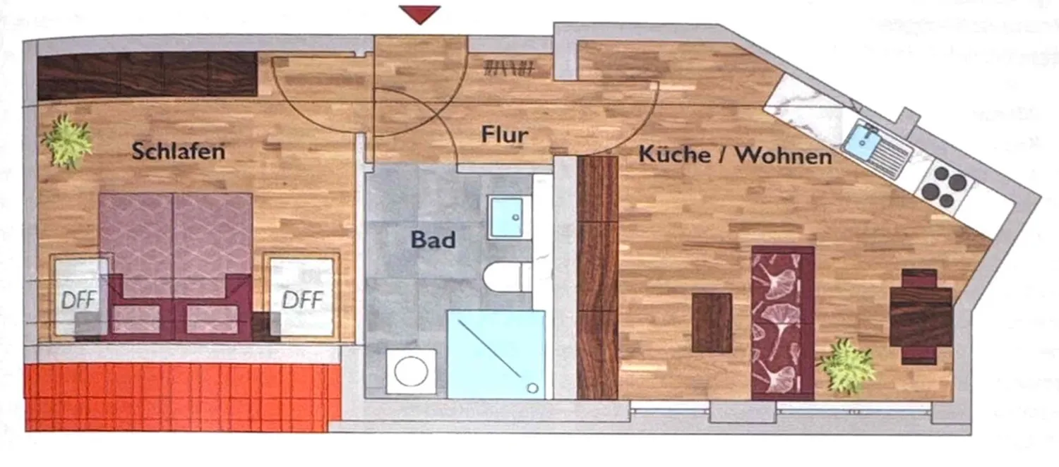2 Zimmer Wohnung mit 46 m² in Dresden – Bild 6