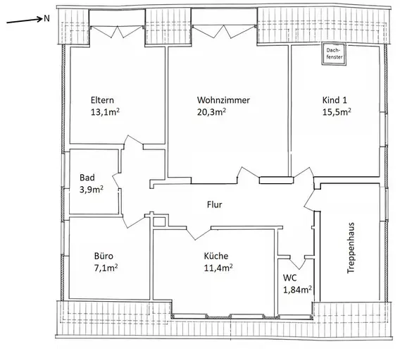 4 Zimmer Wohnung mit 85 m² in Osnabrück – Bild 8