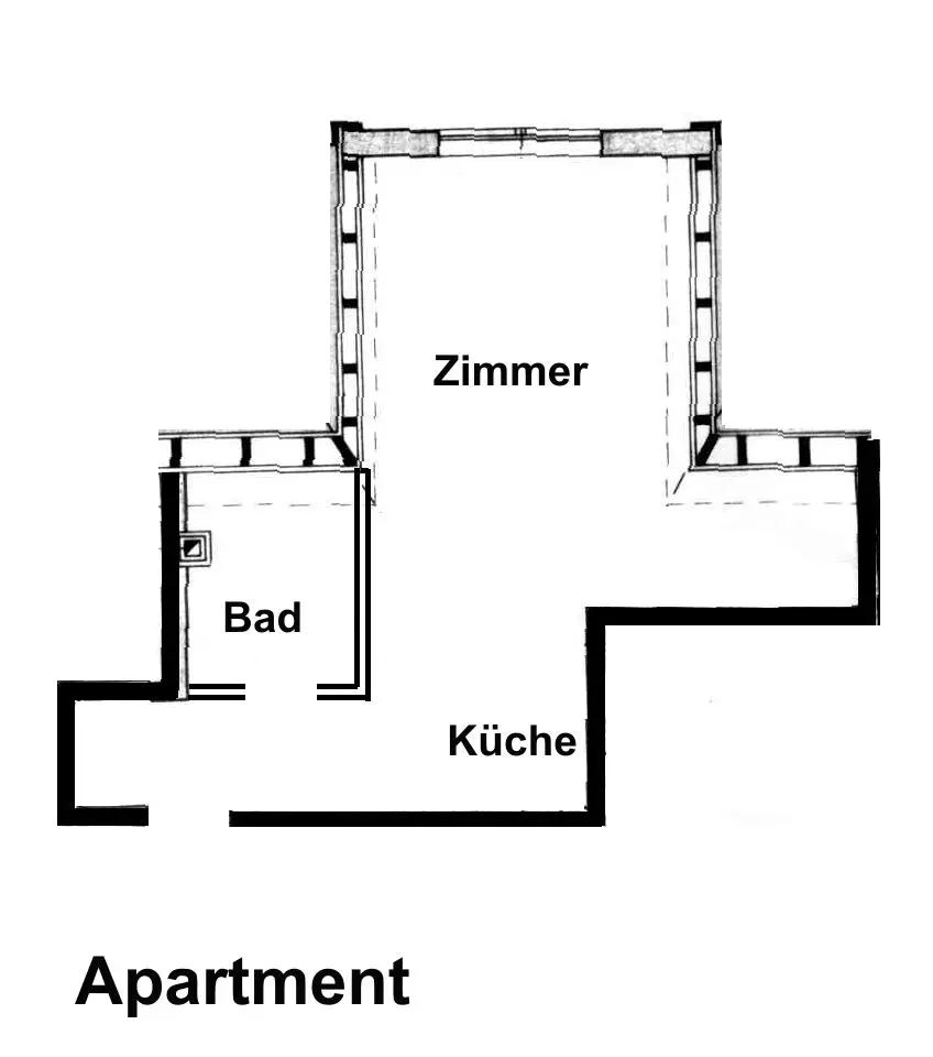 Studio mit 34 m² in Greven – Bild 5