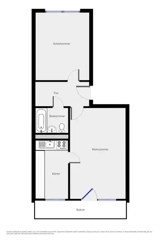 2 Zimmer Wohnung mit 56 m² in Leipzig – Bild 12