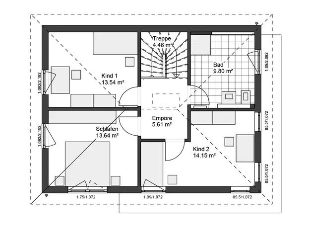 3 Zimmer Haus mit 123 m² in Neuss – Bild 3