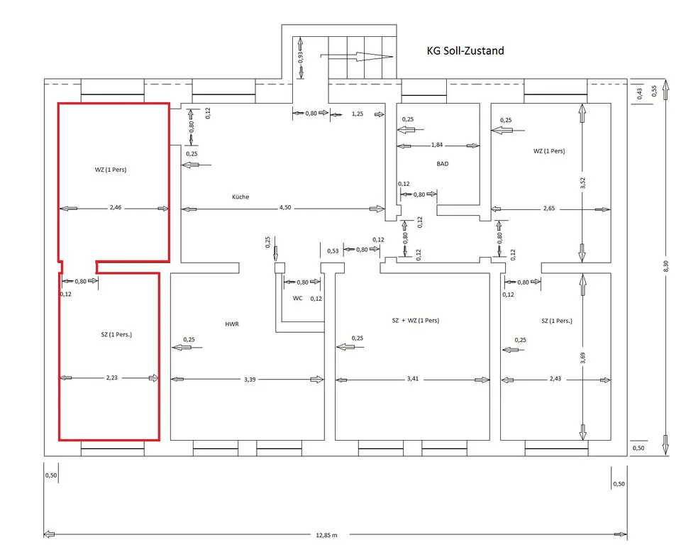 WG-Zimmer mit 17 m² in Wolfenbüttel – Bild 4