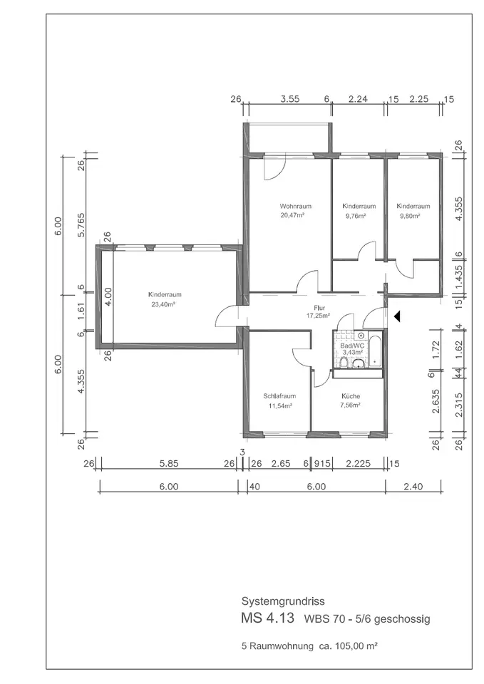 5 Zimmer Wohnung mit 103 m² in Gera – Bild 8