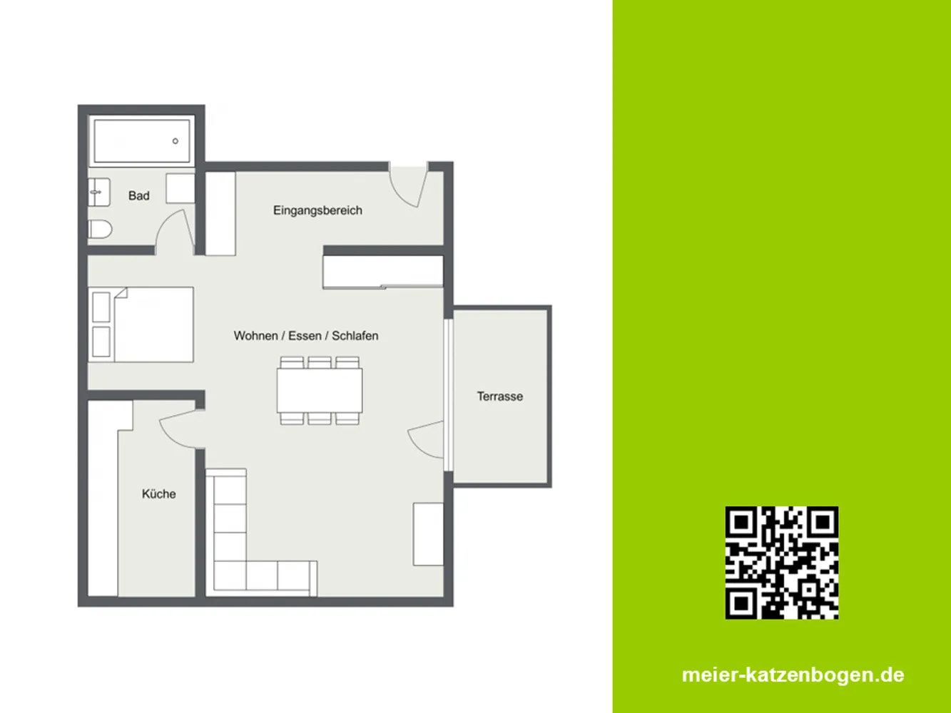 1 Zimmer Wohnung mit 54 m² in Ingolstadt – Bild 3