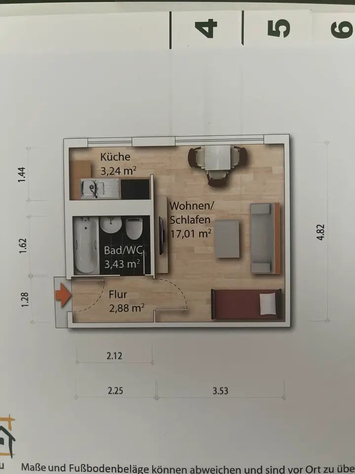 Studio mit 27 m² in Dresden – Bild 10