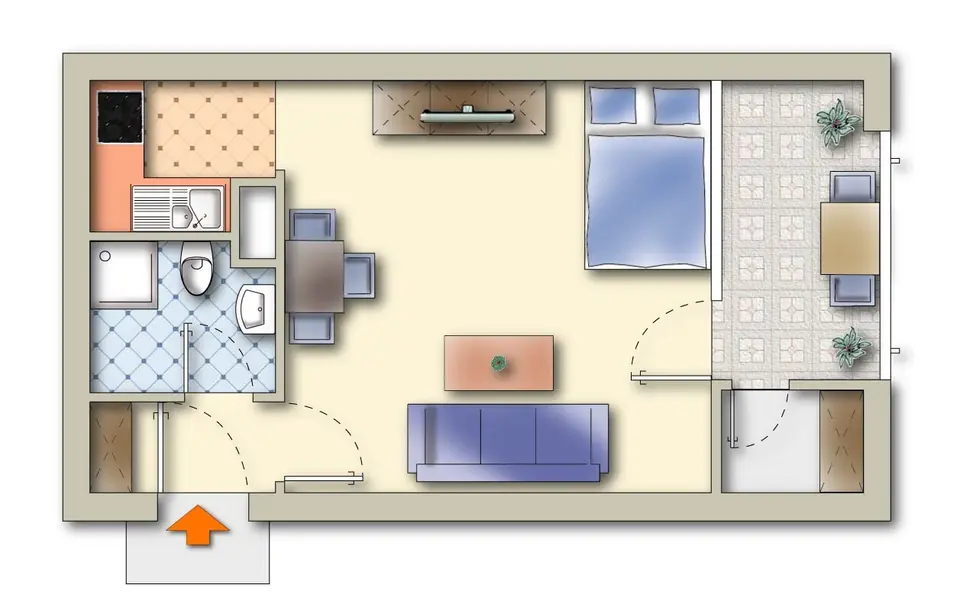Studio mit 34 m² in Hanau – Bild 5