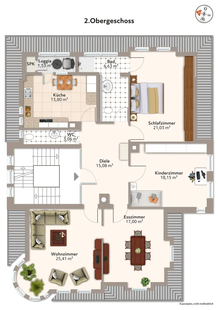 4 Zimmer Wohnung mit 122 m² in Pforzheim – Bild 12