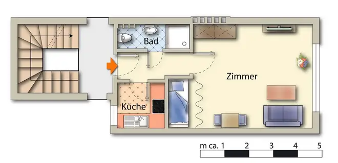 2 Zimmer Wohnung mit 34 m² in Essen – Bild 5