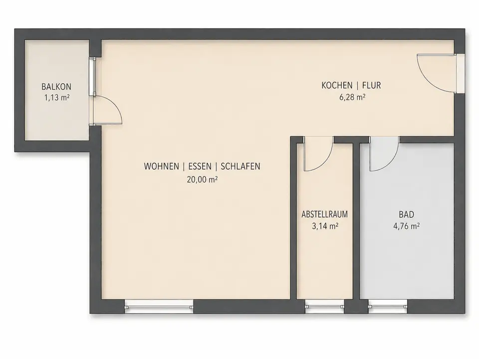 2 Zimmer Wohnung mit 36 m² in Oldenburg – Bild 5