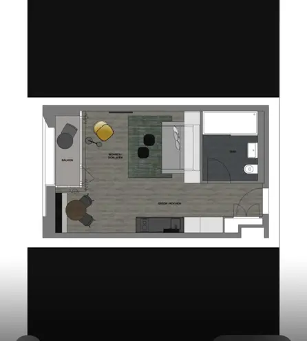 1 Zimmer Wohnung mit 36 m² in Düsseldorf – Bild 5