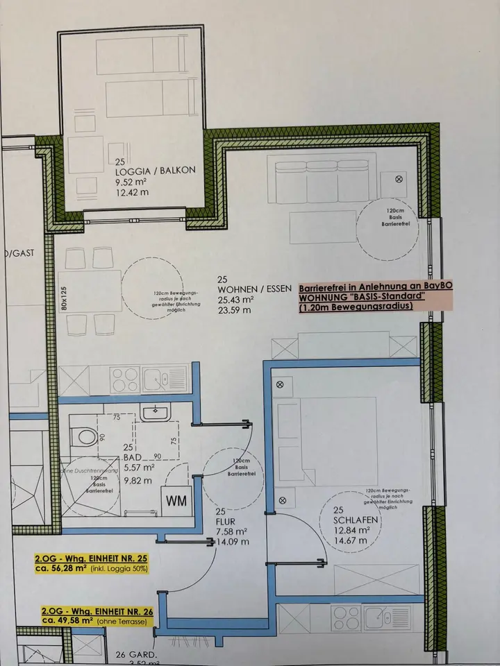 2 Zimmer Wohnung mit 56 m² in Cham – Bild 5