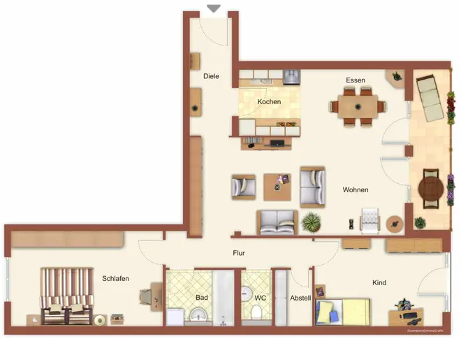 3 Zimmer Wohnung mit 82 m² in Ludwigshafen am Rhein – Bild 8
