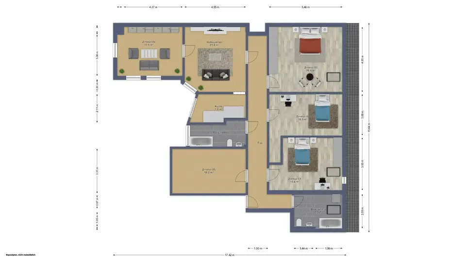 Studio mit 20 m² in Halle (Saale) – Bild 6