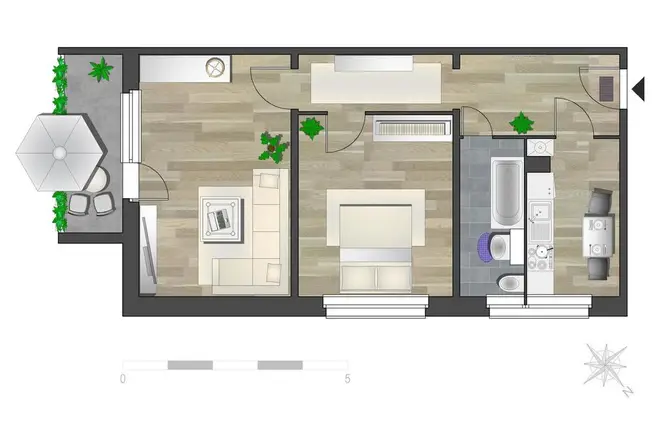 2 Zimmer Wohnung mit 56 m² in Chemnitz – Bild 7