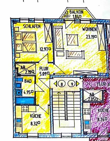 2 Zimmer Wohnung mit 59 m² in Magdeburg – Bild 9