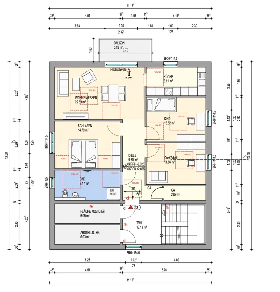 4 Zimmer Wohnung mit 90 m² in Troisdorf – Bild 4