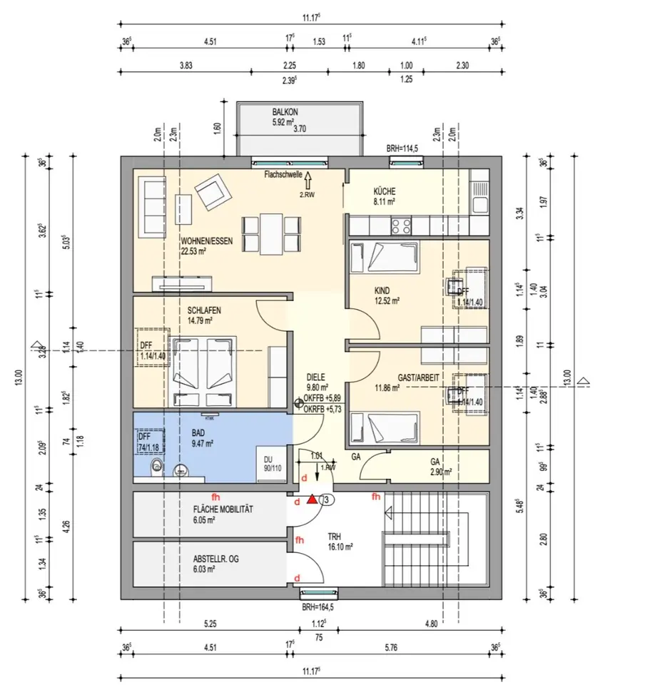 4 Zimmer Wohnung mit 90 m² in Troisdorf – Bild 5