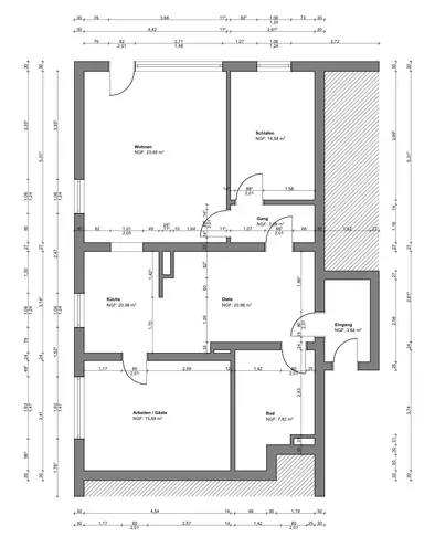 3 Zimmer Wohnung mit 85 m² in München – Bild 2