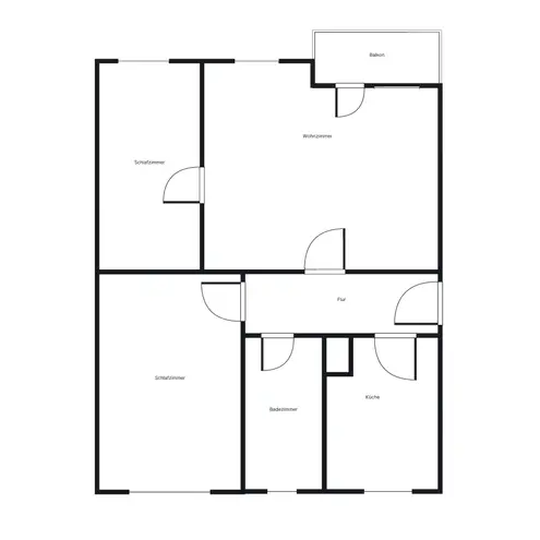 3 Zimmer Wohnung mit 66 m² in Hannover – Bild 2