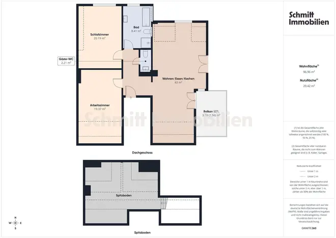 3 Zimmer Wohnung mit 97 m² in Frankfurt am Main – Bild 11