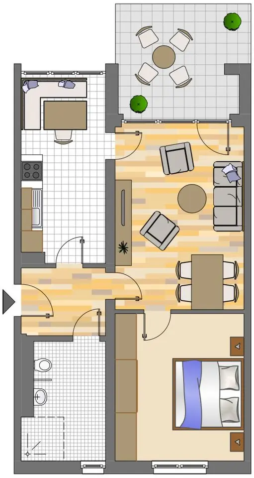 2 Zimmer Wohnung mit 60 m² in Dortmund – Bild 3