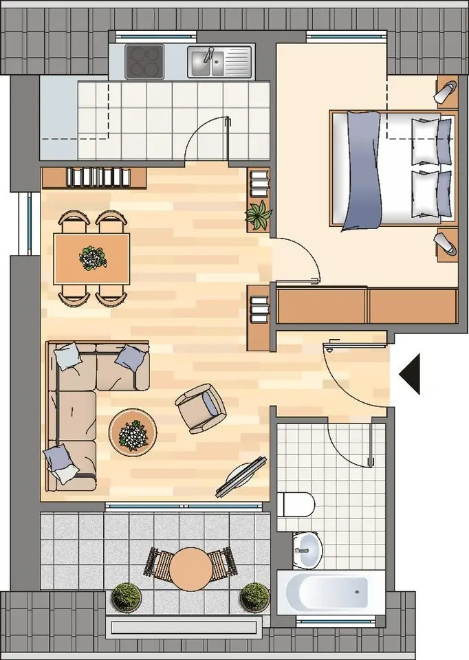 2 Zimmer Wohnung mit 60 m² in Dortmund – Bild 4