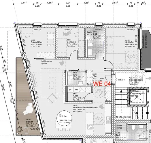 4 Zimmer Wohnung mit 109 m² in Oldenburg – Bild 1