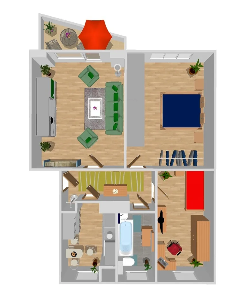 3 Zimmer Wohnung mit 60 m² in Chemnitz – Bild 2