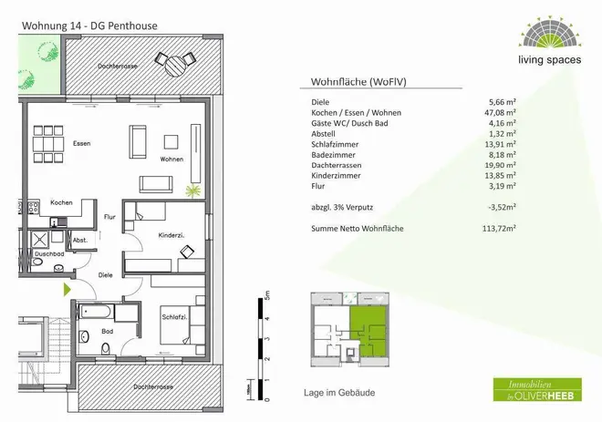 3 Zimmer Wohnung mit 114 m² in Hanau – Bild 12