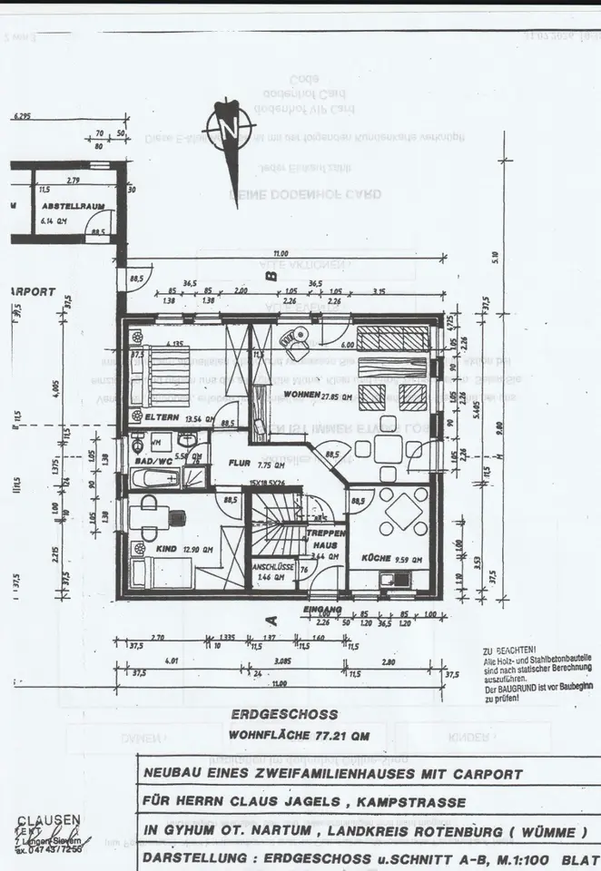 3 Zimmer Wohnung mit 77 m² in Rotenburg (Wümme) – Bild 5