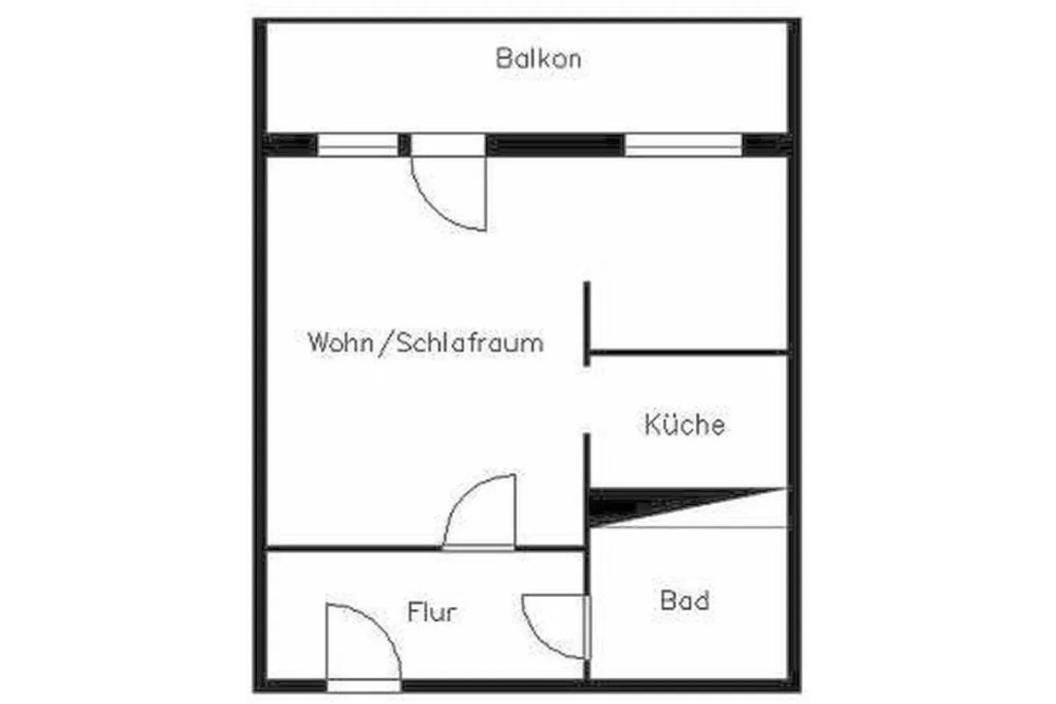 1 Zimmer Wohnung mit 36 m² in Plauen – Bild 2
